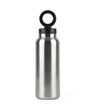 Gourde Argent Clip & Drink Thermos