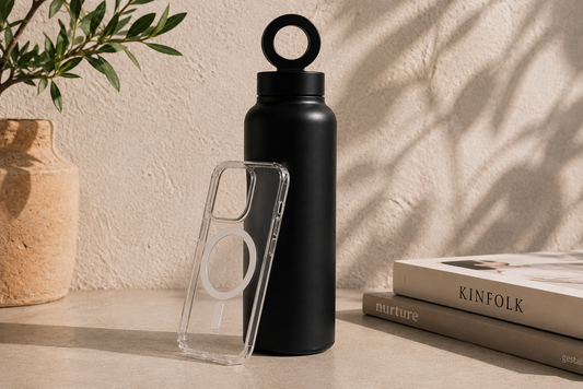 Gourde + Coque Magsafe Clip & Drink