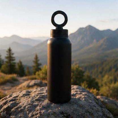 Gourde Noir Clip & Drink Thermos