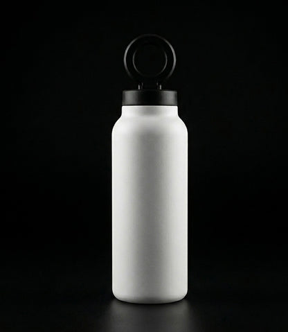 Gourde Blanche Clip & Drink Thermos